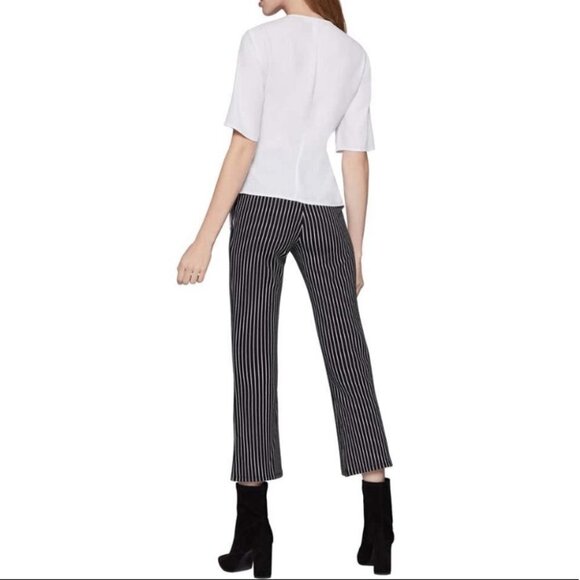 NWT  BCBGeneration Elbow Sleeve Satin Wrap Top - Picture 2 of 9